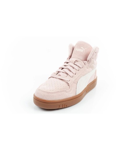 Puma RebL Mid women's sports shoes powder pink ankle boots for winter