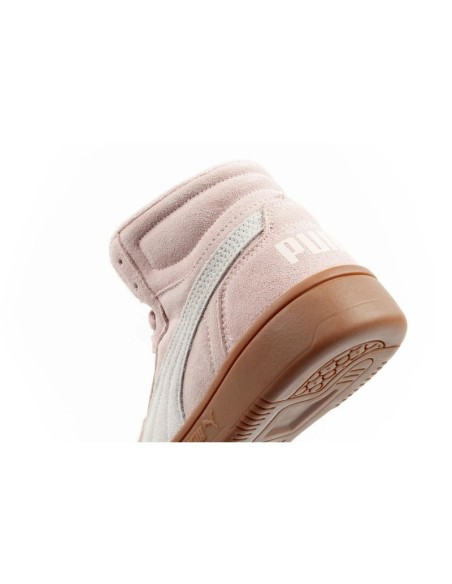 Puma RebL Mid women's sports shoes powder pink ankle boots for winter