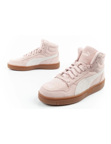 Puma RebL Mid women's sports shoes powder pink ankle boots for winter
