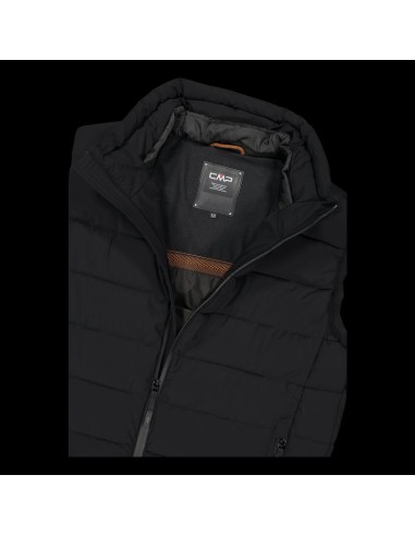 CMP men's insulated vest winter sports vest black 34K0757U901