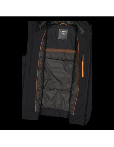 CMP men's insulated vest winter sports vest black 34K0757U901