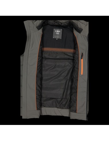 CMP men's insulated vest winter sports vest gray 34K0757E910