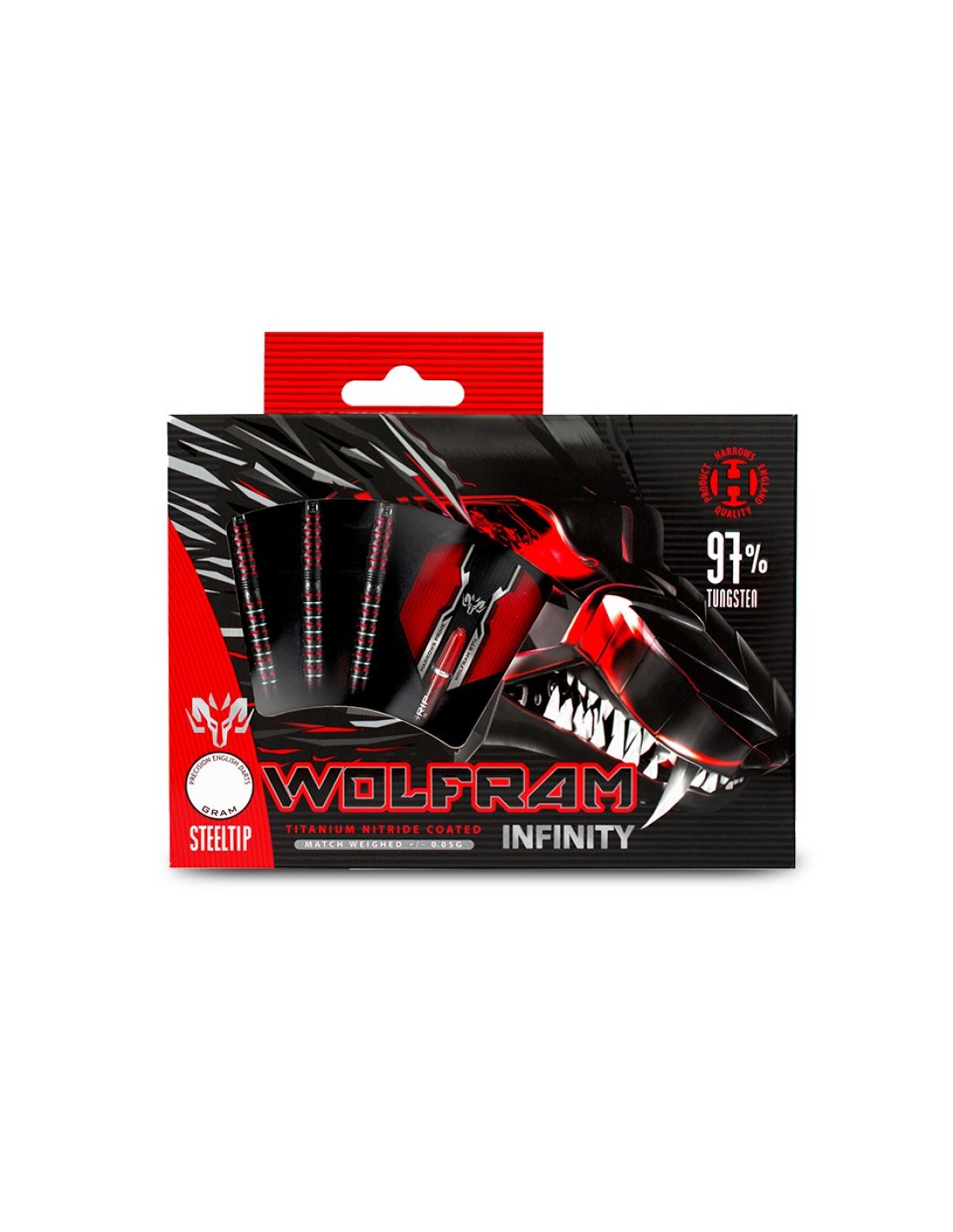 Harrows Wolfram Infinity Darts 97 Steeltip HSTNK000013387