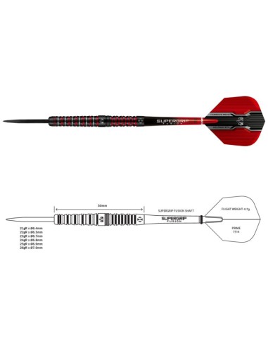 Harrows Wolfram Infinity Darts 97 Steeltip HSTNK000013387