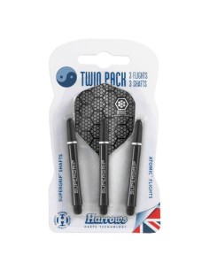 Harrows Twin Pack Supergrip shafts Atomic flights HSTNK000013681