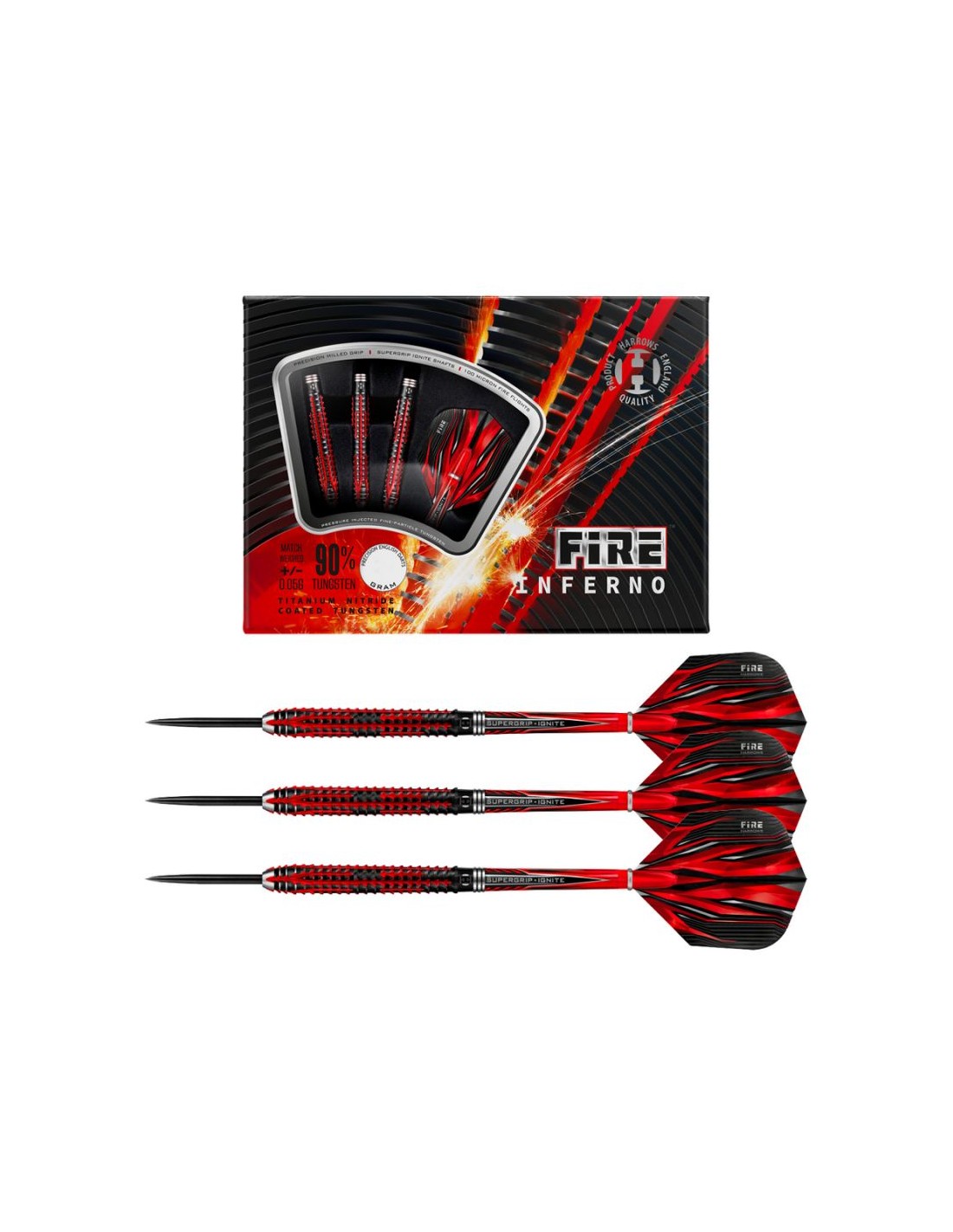 Harrows Fire Inferno Darts 90 Steeltip HSTNK000013898