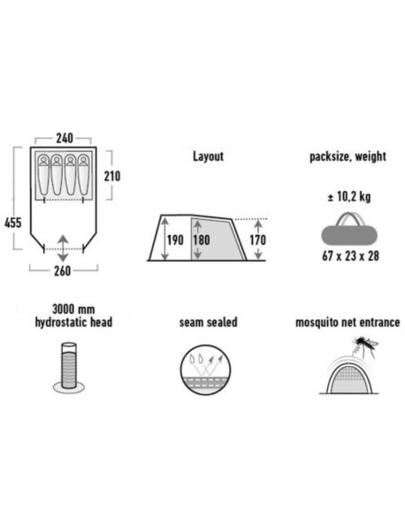 High Peak Torri 40 tent 11803