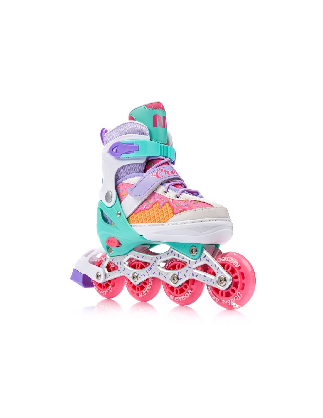 Inline skates Meteor 4in1 Cream M 3437 10142