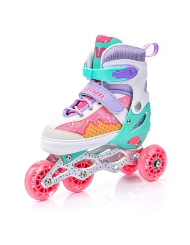 Inline skates Meteor 4in1 Cream M 3437 10142