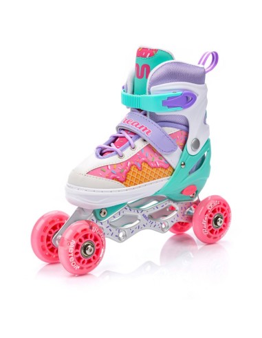 Inline skates Meteor 4in1 Cream M 3437 10142