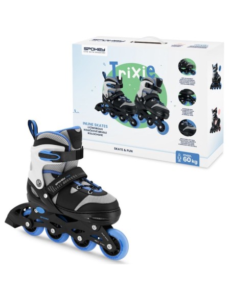 Spokey Trixie Jr SPK944630 skates 3538 BKBL