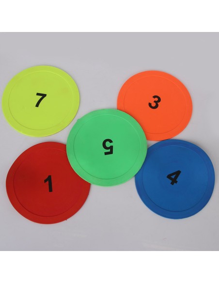 Playground with numbers disc 15cm 10pcs