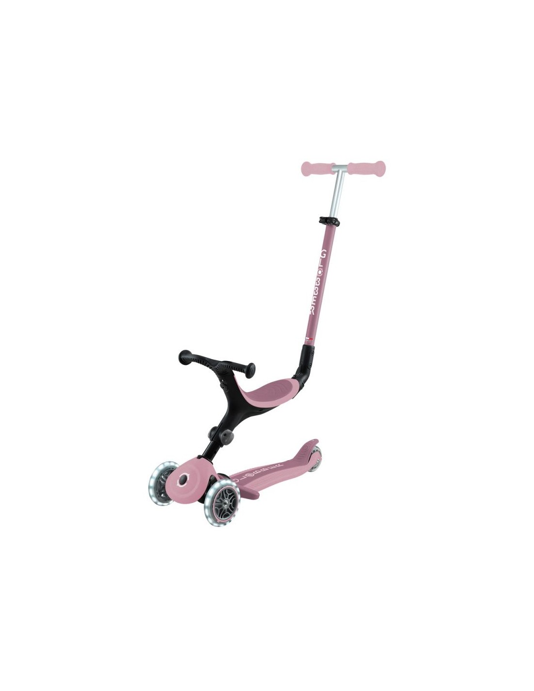 Scooter with seat Globber GoUp Active Lights Ecologic Jr 745510