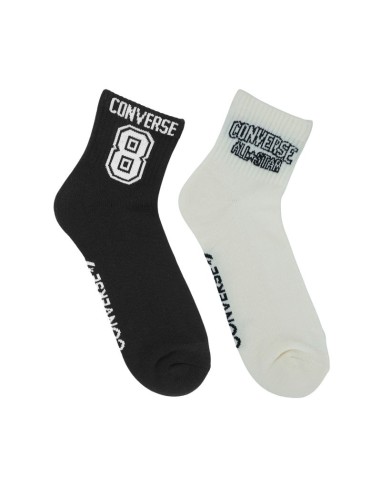 Converse 2pack socks white black E1345A