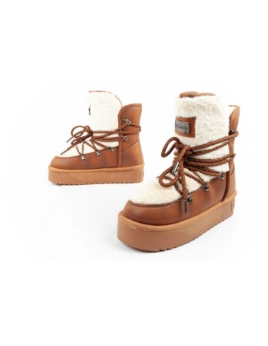 DFranklin women's winter boots insulated brown