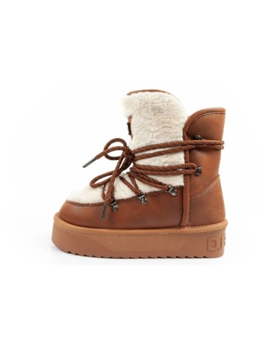 DFranklin women's winter boots insulated brown
