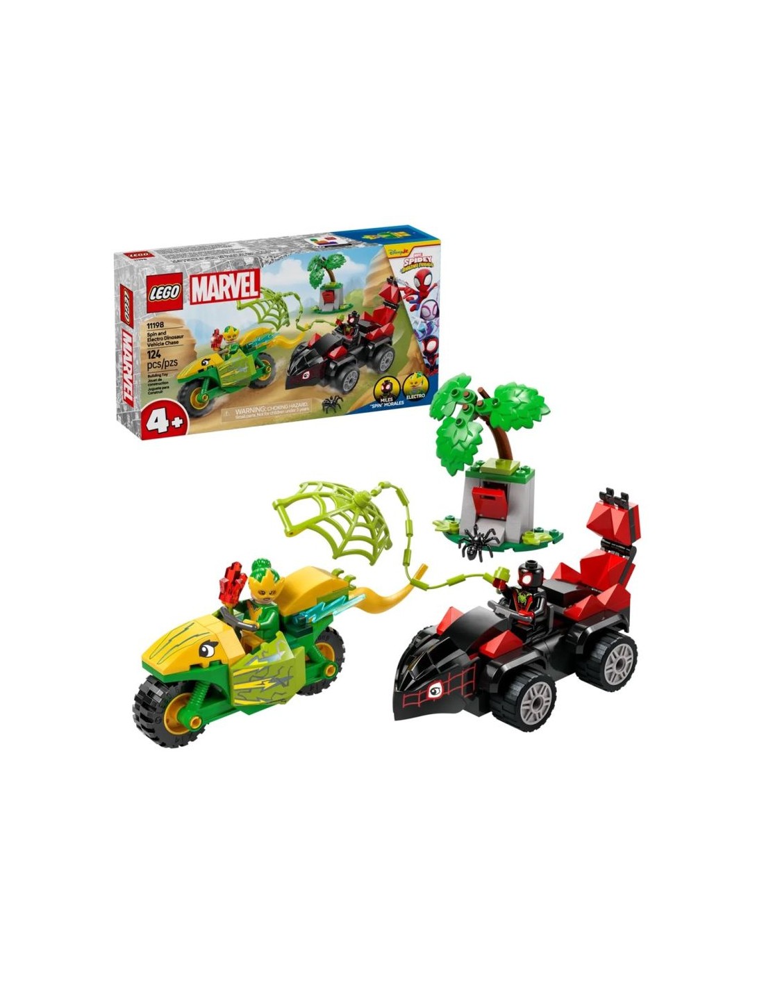 LEGO LEGO MARVEL SUPER HEROES 11198 Spin's DinoVehicle Chase for Electro