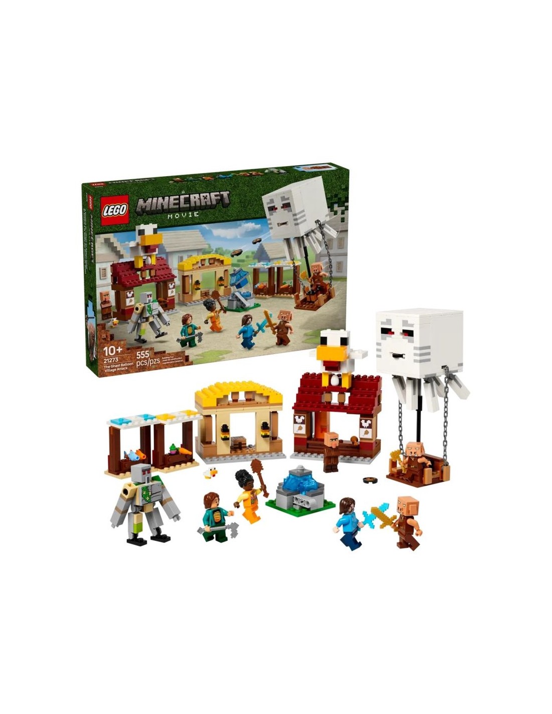 LEGO LEGO Minecraft 21273 Balloon Ghast Village Attack