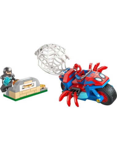 LEGO Marvel Spiderman 11206 Spidey on a Motorcycle vs Rhino