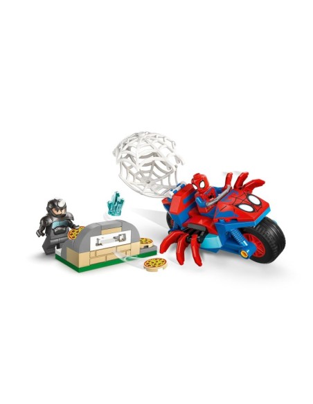 LEGO Marvel Spiderman 11206 Spidey on a Motorcycle vs Rhino