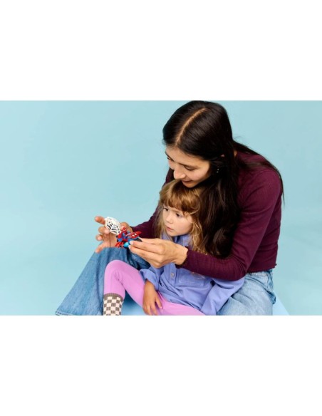 LEGO Marvel Spiderman 11206 Spidey on a Motorcycle vs Rhino