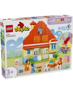 LEGO DUPLO Bluey 10459 Blue's Family House with Memory Game