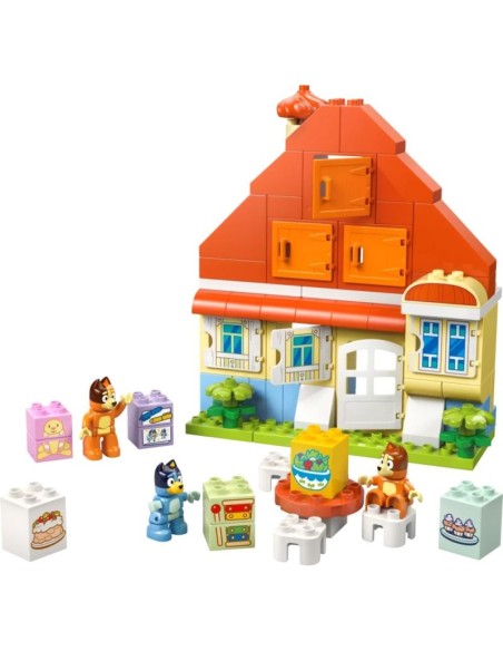 LEGO DUPLO Bluey 10459 Blue's Family House with Memory Game