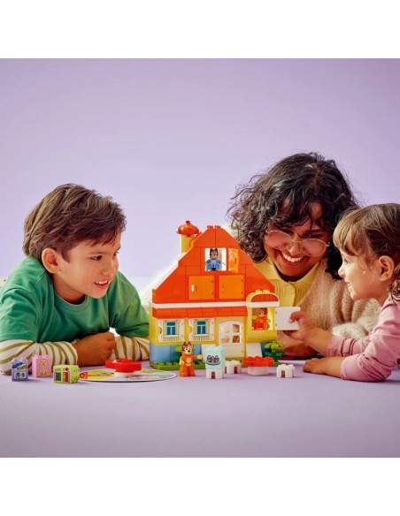 LEGO DUPLO Bluey 10459 Blue's Family House with Memory Game