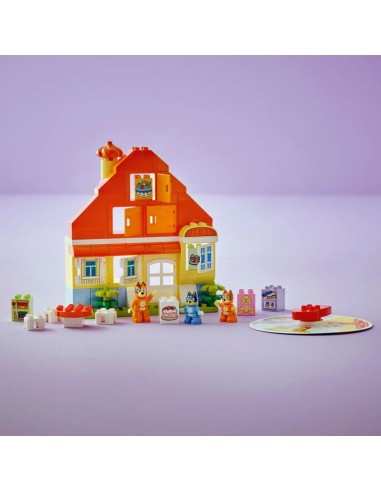 LEGO DUPLO Bluey 10459 Blue's Family House with Memory Game