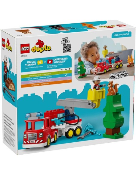 LEGO DUPLO TOWN 10473 Fire Truck with Hose and Fireman