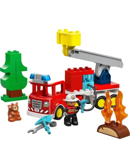 LEGO DUPLO TOWN 10473 Fire Truck with Hose and Fireman