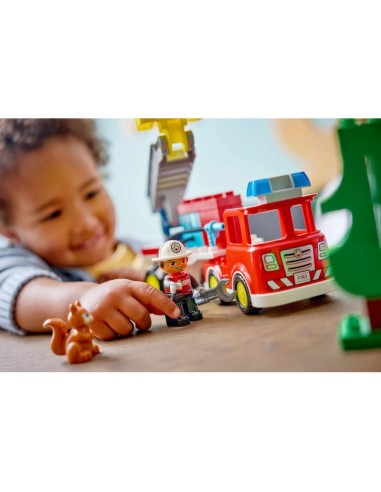 LEGO DUPLO TOWN 10473 Fire Truck with Hose and Fireman