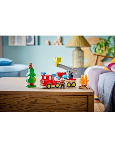 LEGO DUPLO TOWN 10473 Fire Truck with Hose and Fireman