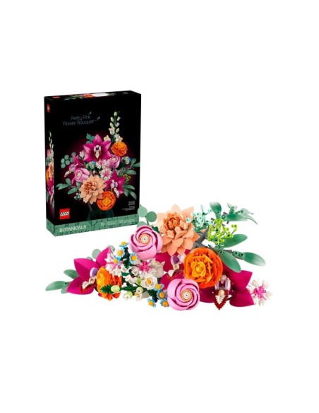LEGO ICONS 10342 Botanicals Beautiful Bouquet of Pink Flowers