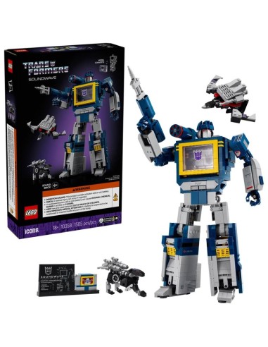 LEGO 10358 ICONS Transformers Soundwave