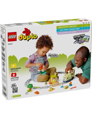 LEGO DUPLO TOWN 10427 Bridge and Train Tracks Expansion Set