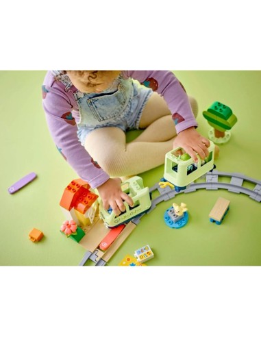 LEGO DUPLO TOWN 10427 Bridge and Train Tracks Expansion Set