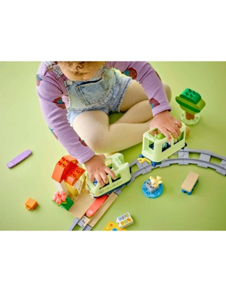 LEGO DUPLO TOWN 10427 Bridge and Train Tracks Expansion Set