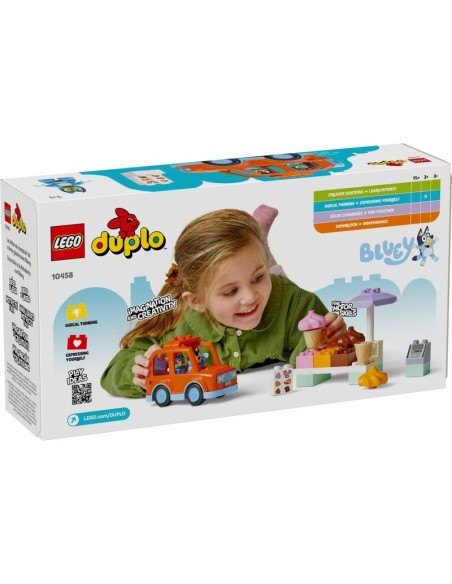 LEGO DUPLO Bluey 10458 Ice Cream Trip with Blue