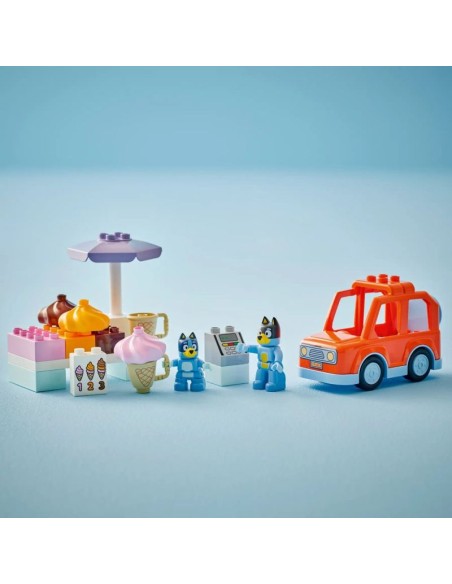 LEGO DUPLO Bluey 10458 Ice Cream Trip with Blue