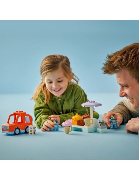 LEGO DUPLO Bluey 10458 Ice Cream Trip with Blue