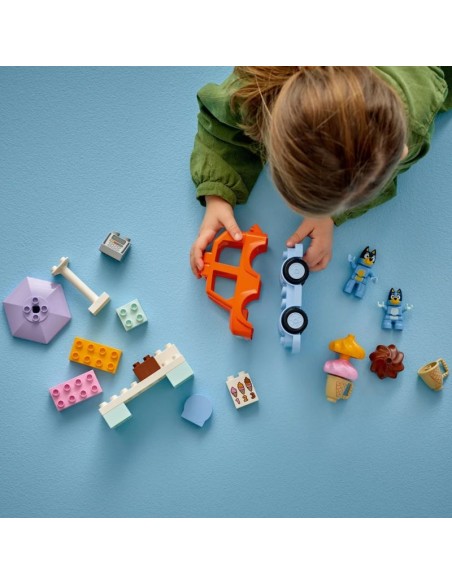 LEGO DUPLO Bluey 10458 Ice Cream Trip with Blue