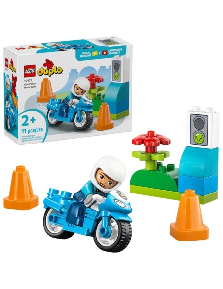 LEGO DUPLO TOWN 10471 Blue Police Motorcycle