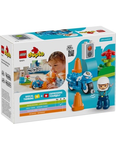 LEGO DUPLO TOWN 10471 Blue Police Motorcycle