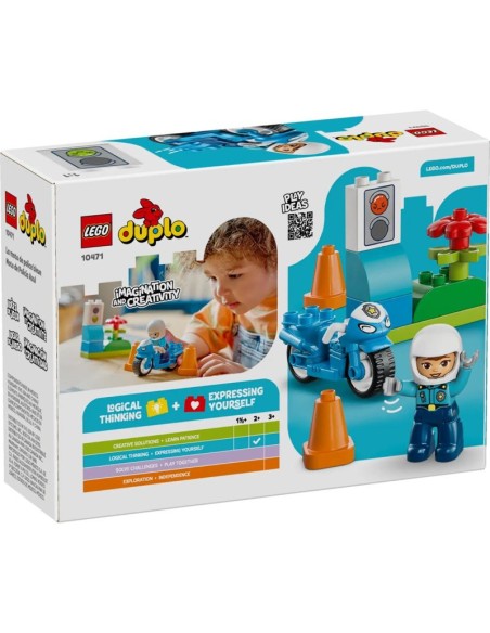 LEGO DUPLO TOWN 10471 Blue Police Motorcycle
