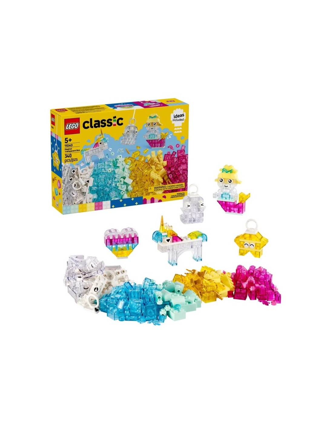 LEGO CLASSIC 11040 Magic Set with Transparent Bricks