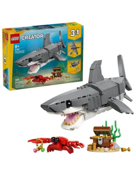 LEGO Creator 31381 Menacing Shark with Treasure Chest