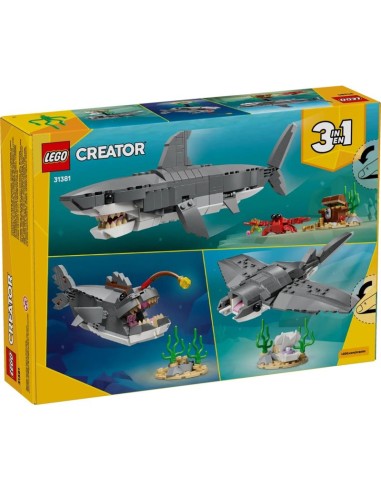 LEGO Creator 31381 Menacing Shark with Treasure Chest