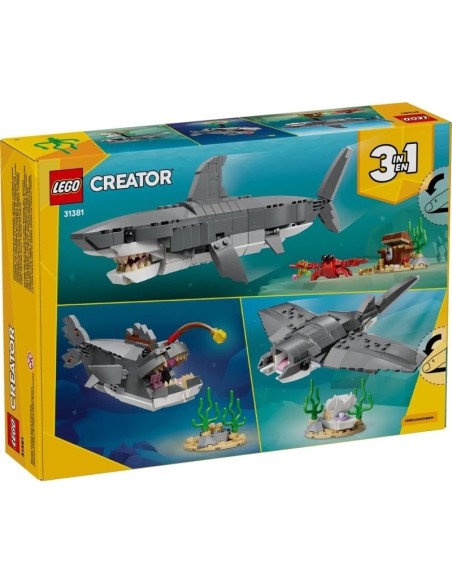 LEGO Creator 31381 Menacing Shark with Treasure Chest