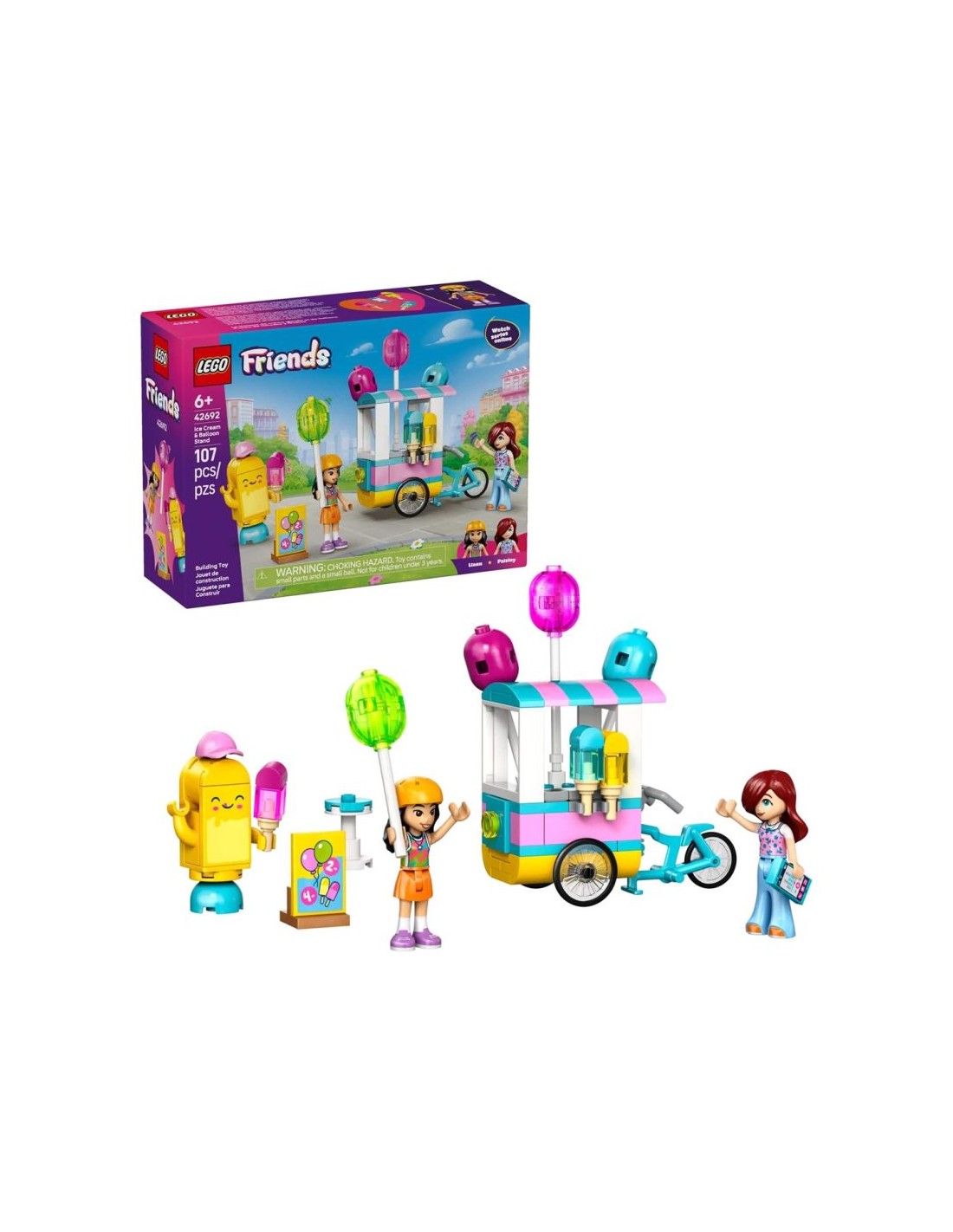 LEGO LEGO Friends 42692 Ice Cream and Balloon Stand